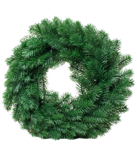 إكليل الميلاد مع أضواء