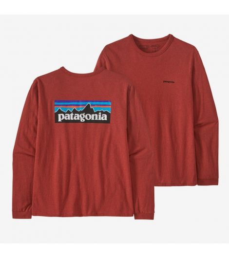 Patagonia Women's Long-Sleeved P-6 Logo Responsibili-Tee