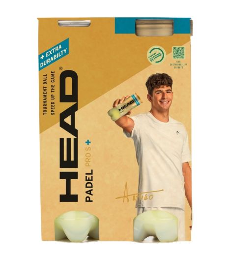 Head 2X3B Head Padel Pro S+ - 6Dz Balls