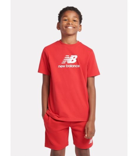 New Balance Kid's Jersey Stacked Logo Tee