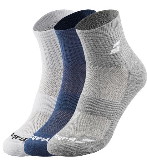 Babolat 3 Pairs Pack Quarter Sock