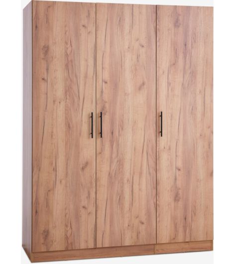 Wardrobe VIBY 150x200 3 doors natural oak colour