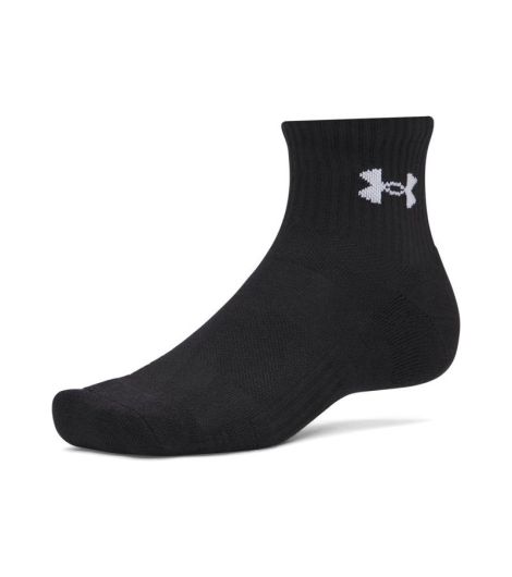 Under Armour Unisex Performance Cotton 3P Quarter Socks