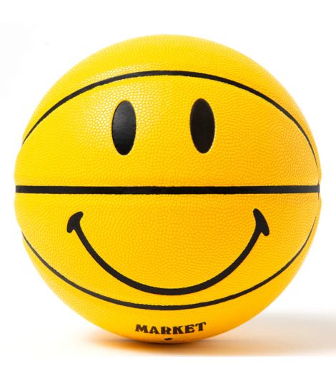 MARKET SMILEY BASKETBALL