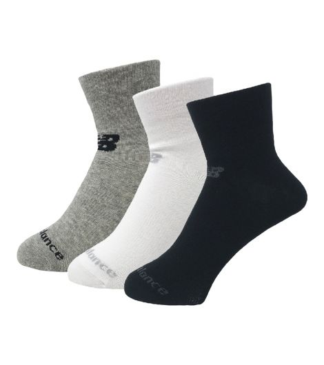 New Balance Performance Cotton Flat Knit Ankle Socks 3 Pack