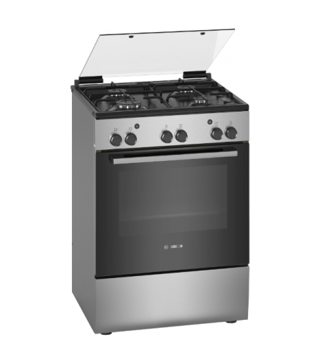 Bosch 4 Burners Gas Cooker, 60x60cm, HGA120B51M - Stainless Steel