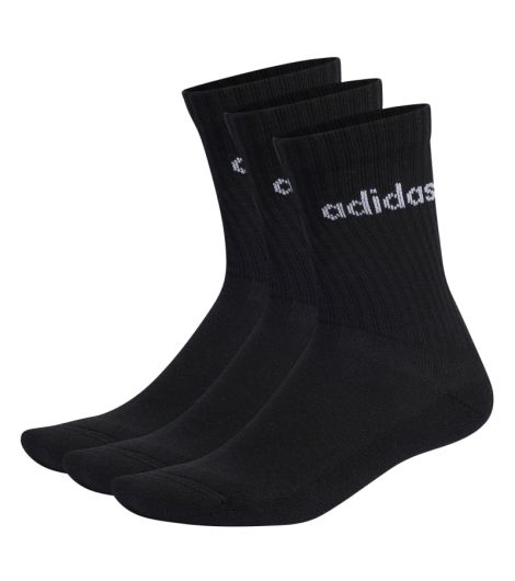 Adidas Linear Crew Cushioned Socks 3 Pairs