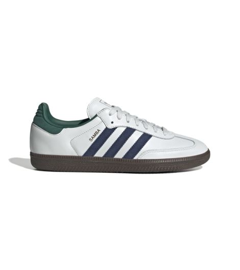 Adidas Samba OG 'White Navy Collegiate Green' Men's Shoes