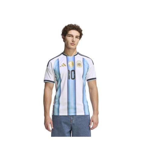 Argentina 26 Home Messi Men's Jersey