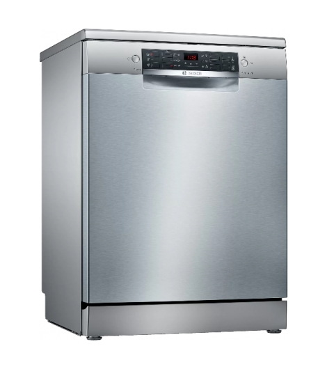 Bosch 6 Programs 12 Place settings Free Standing Dishwasher (SMS46DI00M) | Silver