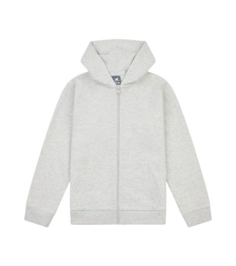 New Balance French Terry Small Logo Full Zip Kid's Hoodie