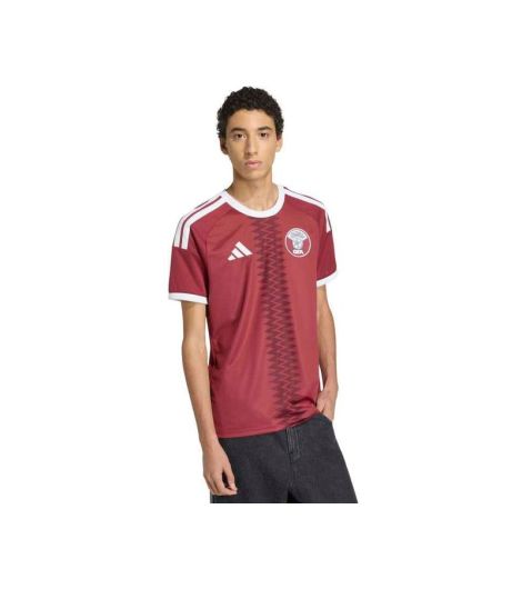 Qatar 26 Men's Home Football Jersey