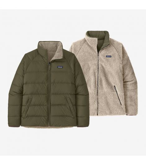 Patagonia Men's Reversible Silent Down Fleece Jacket