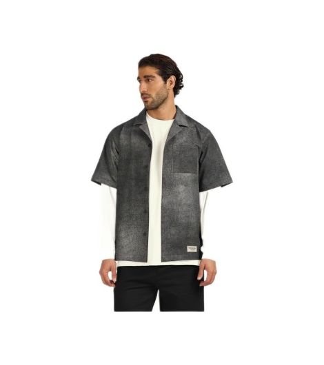 Men's Soft Denim T-Shirt / Bowling Shirt