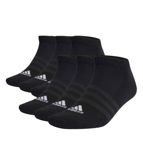 Adidas Cushioned Sportswear Low-Cut Men's Socks 6 Pairs
