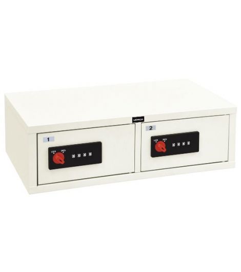 LK-502 LOCKER 2DRS RE-ZERO WHT
