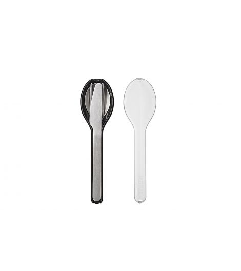 Set Cutlery Ellipse 3P -Black