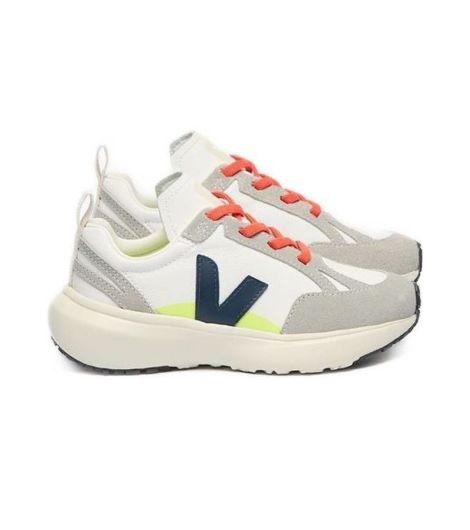 VEJA SMALL CANARY LIGHT PRE-SCHOOL SHOES