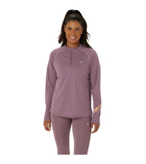 Asics Women's Icon 1/2 Zip Ls Top Long Sleeve