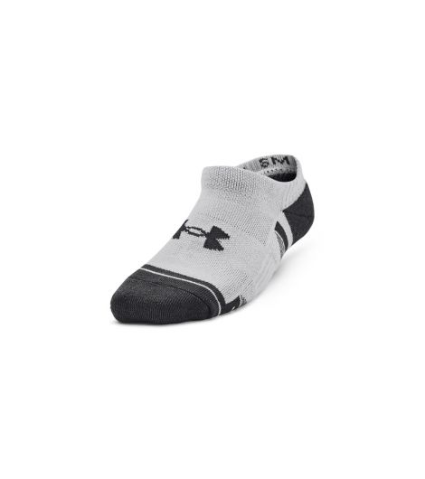 Under Armour Kid's Youth Performance Tech No Show Socks (Pack Of 3)