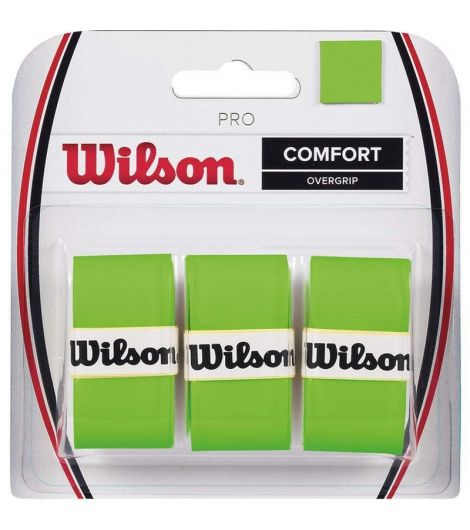 Wilson Pro Comfort Overgrip wrapper Pack of 3