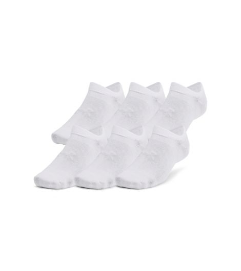 Under Armour Unisex Essential No Show Socks 6Pk