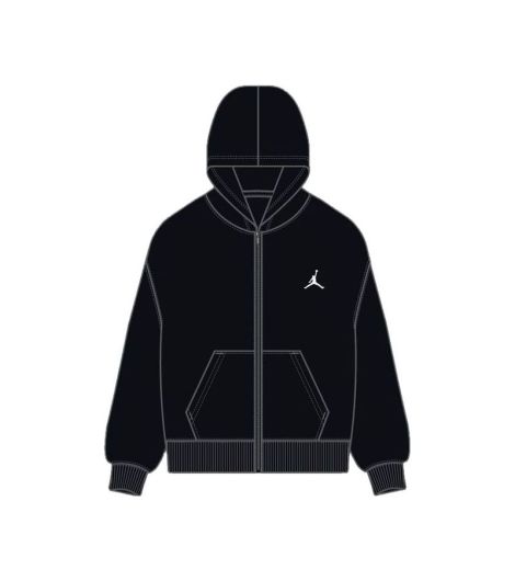 Jordan Brooklyn Fitted Kid's Full Zip Hoody