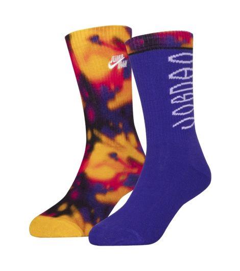 Jordan Flight Remix 2Pk Crew Kid's Socks