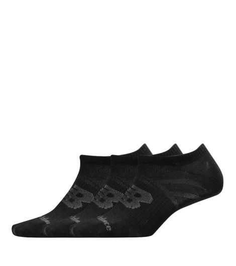 New Balance Flat Knit No Show Socks 3 Pack
