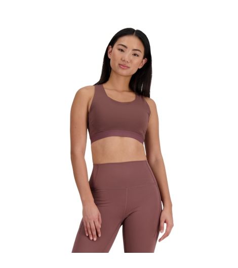 New Balance Women's Sleek Medium Support Pocket Sports Bra