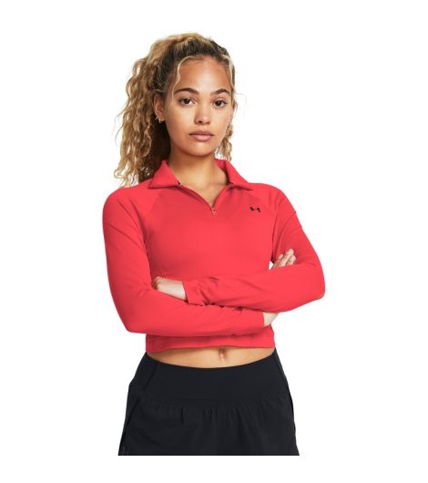 Under Armour Women's Vanish Seamless ¼ Zip Crop