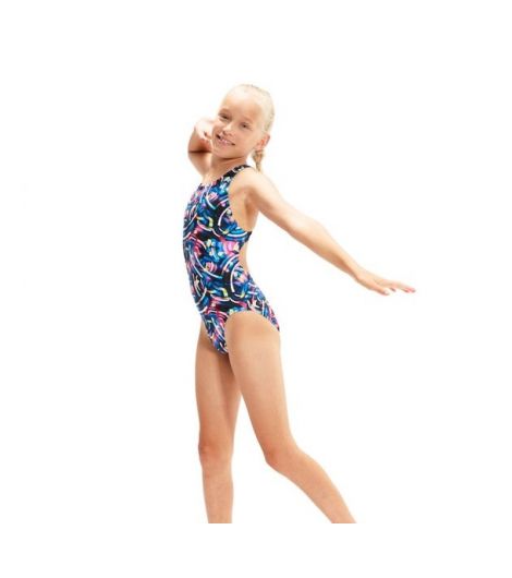 Speedo Digital Allover Leaderback Girl's Swimsuit