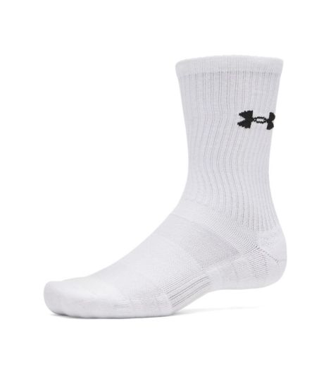 Under Armour Unisex Performance Cotton 3P Crew Socks