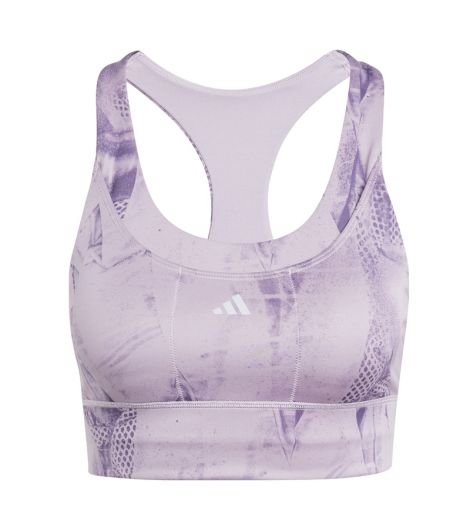 Adidas Women's Run Pocket Medium-Support Aop Bra Iteration