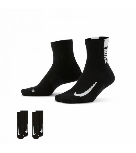 Nike Multiplier Running Ankle Socks (2 Pair)