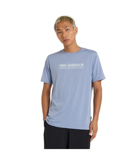 New Balance Men's Heathertech Athletic Gear T-Shirt