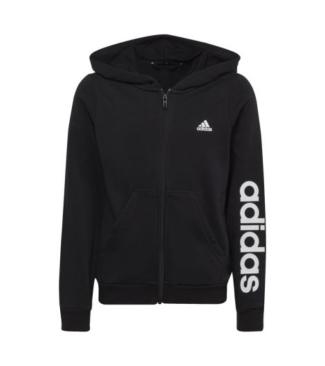 Adidas Kid's Essentials Linear Logo Full-Zip Hoodie