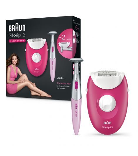 Braun Silk Epil 3 Epilator & Bikini Trimmer - SE 3420