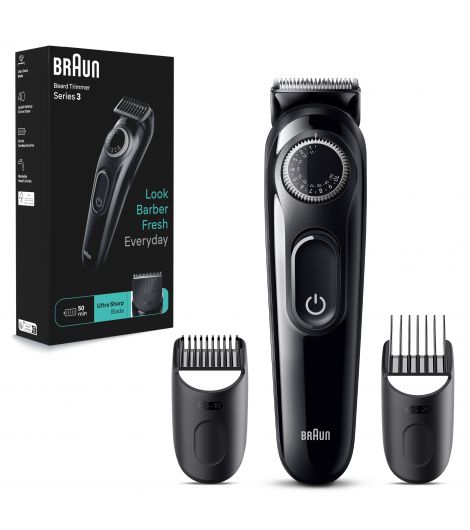 Braun All -In -One Style Kit Series 3 3410, 6 - in -1 Kit for Beard, Hair & More