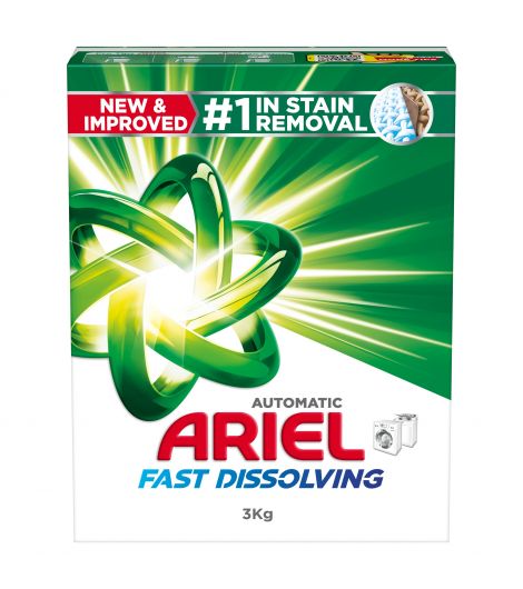 Ariel Automatic Powder Laundry Detergent Original Scent 3 Kg