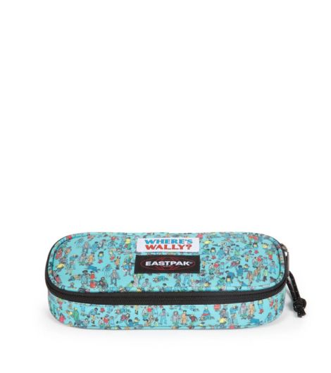OVAL SINGLE Wally Pattern Blue