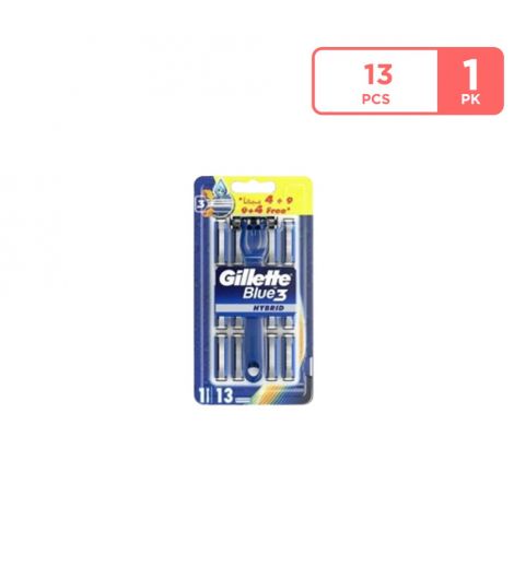 Gillette Blue3 Smart Hybrid Razor 9+4 Free