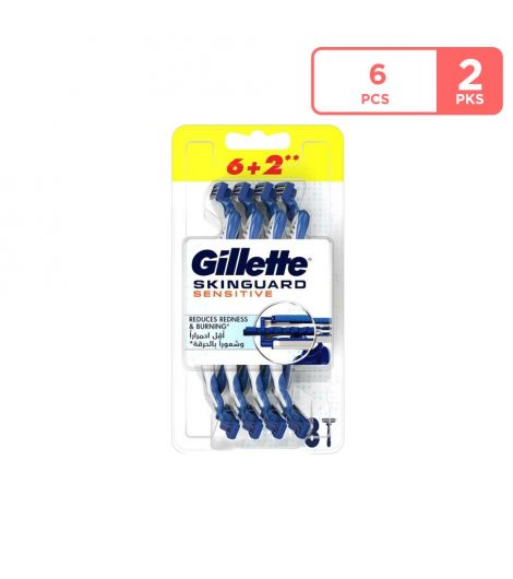 Gillette Skin Guard Sensitive, 8 Pieces