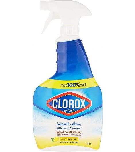 Clorox Lemon Fresh Disinfecting Kitchen Cleaner Spray 750 ML
