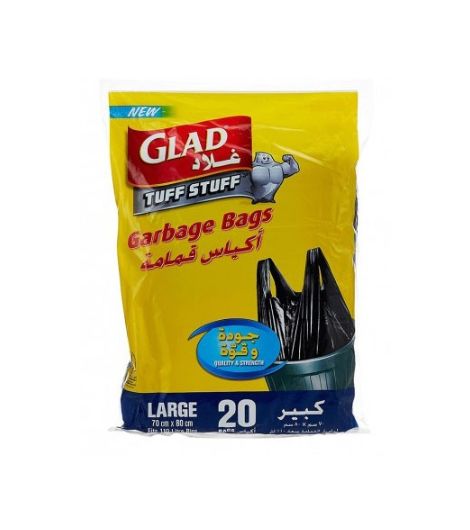 Glad Garbage Bags Large 20 Bags (70 x 80 cm)