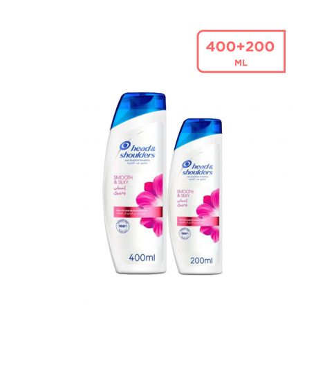 Head & Shoulders Smooth & Silky Shampoo 400 + 200 ml