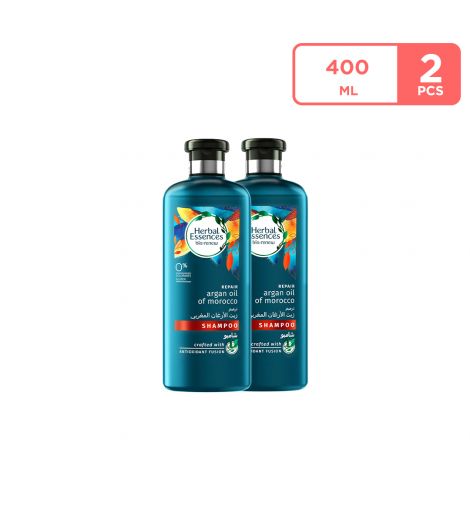 Herbal Essences Bio Renew Repair Argan Oil Of Morocco Shampoo 2 x 400 ML