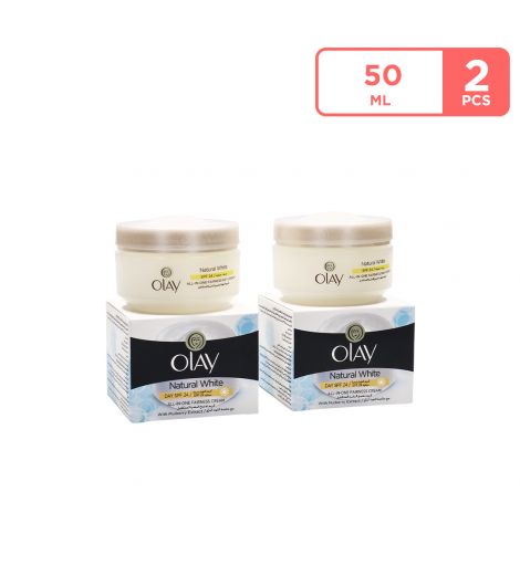 Olay Natural White Day Cream 2 x 50 ML