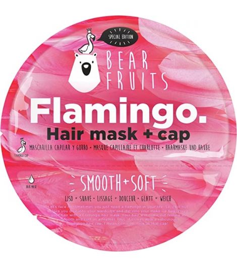 Bear Fruits - Flamingo, Frutilicious Hair Mask & Cap, Smooth & Soft, 20 ML