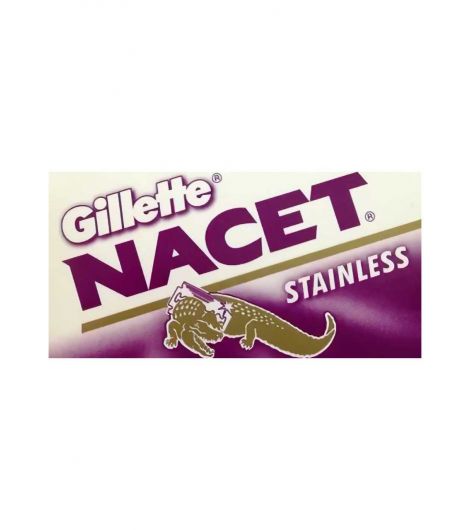 Gillette Nacet Stainless Razor Blades 5 Pieces